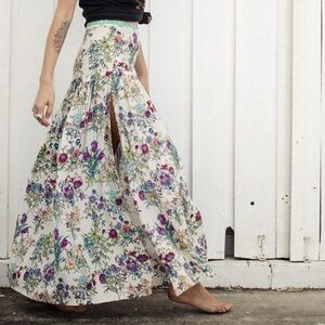 NWT SPELL Gypsy Queen Maxi Skirt